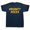 Смешная футболка 'Virginity Rocks' для мужчин и женщин, оверсайз, 'Никогда не терял(а) девственность, потому что никогда не проигрываю', графическая футболка с мемом