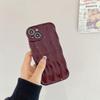 Роскошный чехол для телефона с гальваническим волнистым узором для Iphone 14 13 11 12pro Max 14 Plus, однотонный защитный чехол для камеры, мягкий чехол из ТПУ