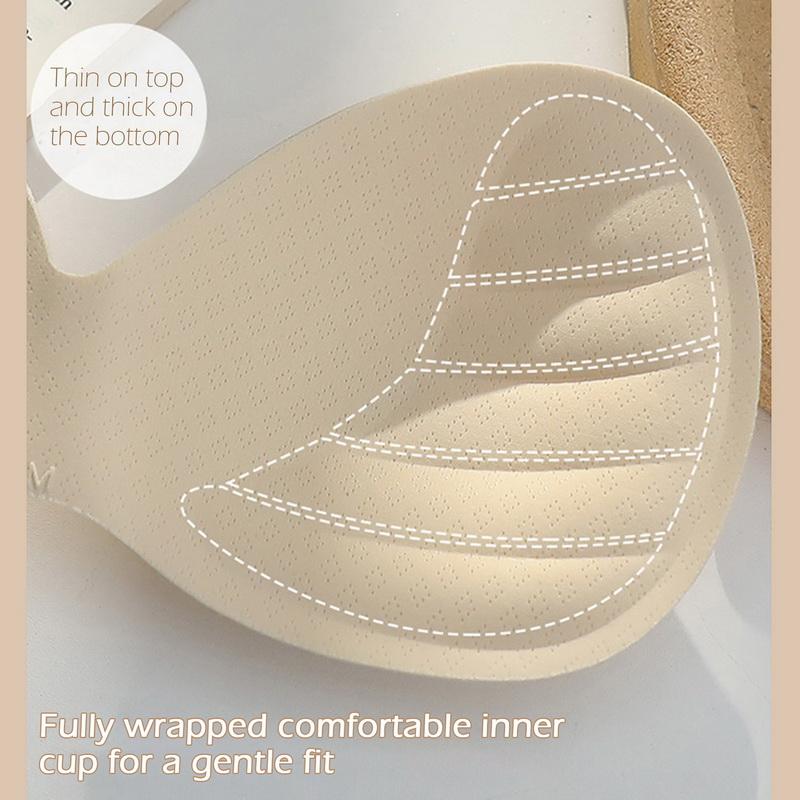 Модное бесшовное мягкое спортивное женское нижнее белье невесты, свадебное платье, бюстгальтер без бретелек без проводов, одно слово, топ без косточек по окружности