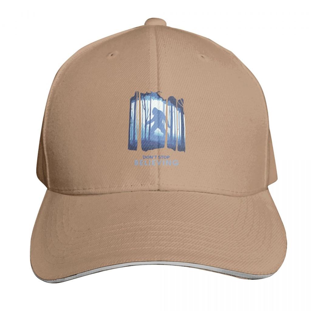 I Believe in Bigfoot Baseball Cap Big Size Hat Luxury Hat Visor fishing hat Unisex Womens