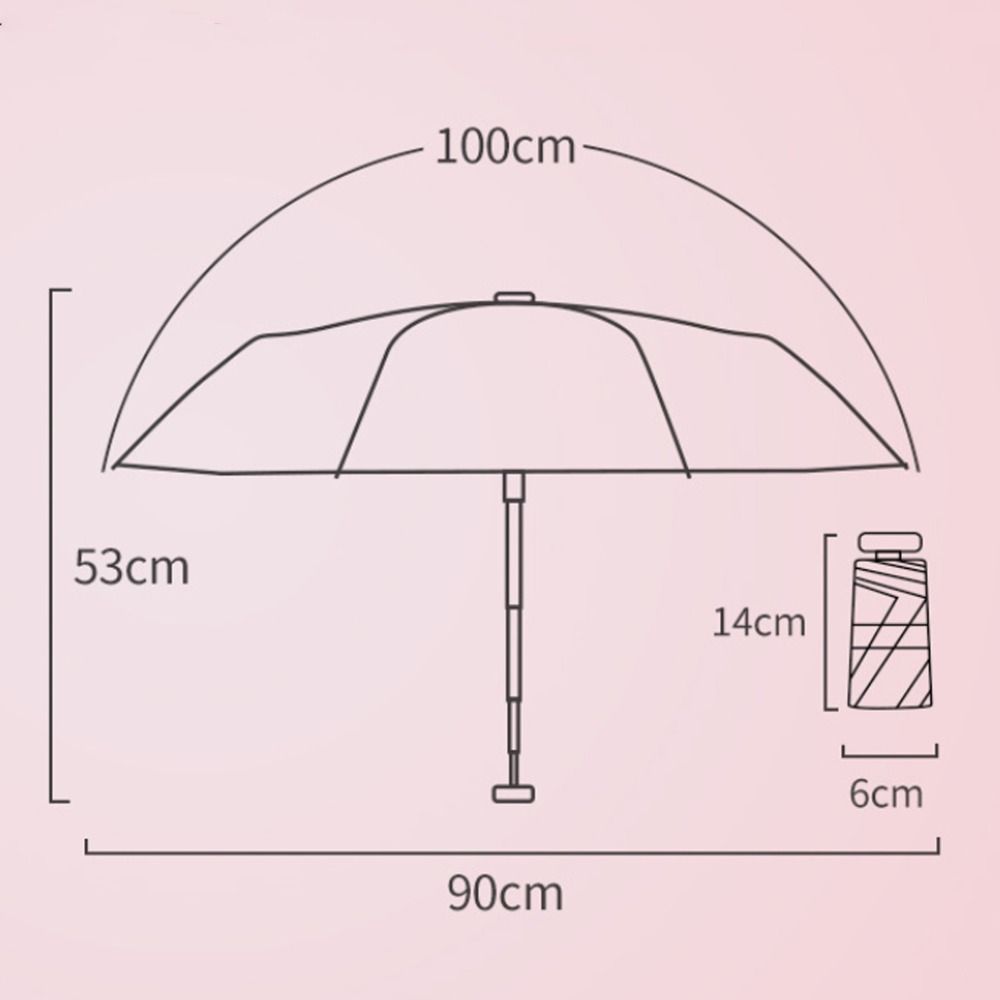 Ультралегкий карманный дождевой зонт, складной зонт-капсула, зонт от солнца, мини-зонт от солнца, дождливый день