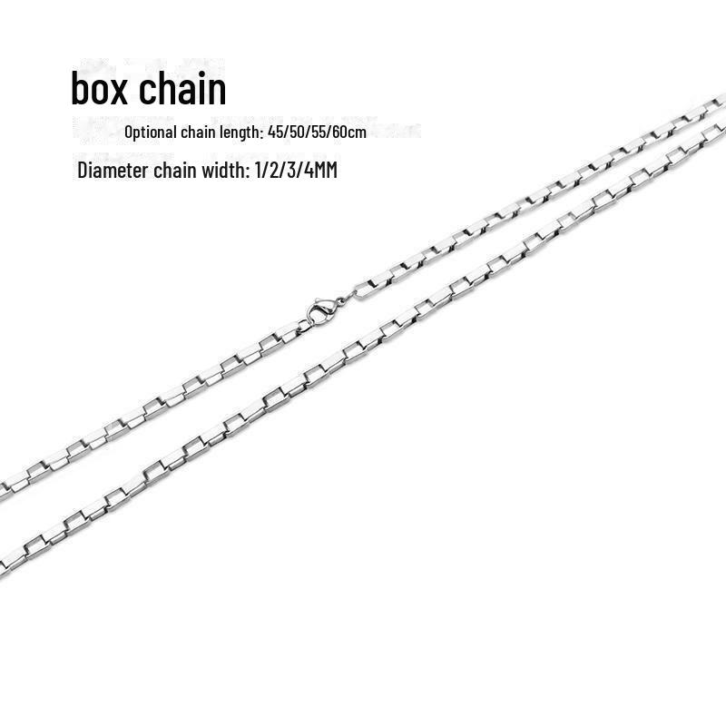 Универсальный мужской кулон из нержавеющей стали с цепочкой
