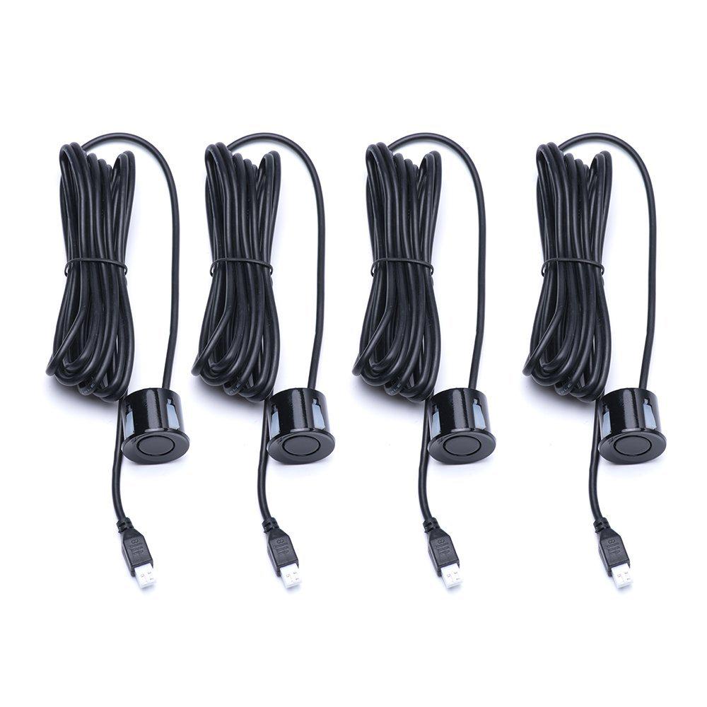 Podofo Автомобильный светодиодный датчик парковки Автомобильный автомобильный парктроник Дисплей обратная резервная система контроля датчика