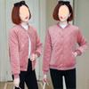 Women's Versatile Short Jacket for Autumn and Winter, Diamond Grid Cotton Coat, Thick Cotton Jacket