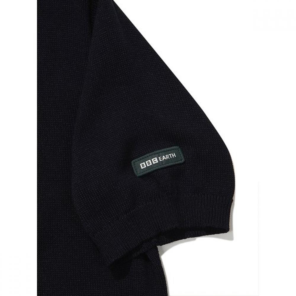 Bbc Earth Women Short Sleeve Sweater Navy