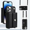 Кошелек-сумка через плечо с отделениями для карт, кожаный чехол для IPhone 14 15 Pro Max 13 12 11 XR XS 7 8 SE 2022, держатель с длинным ремешком, чехол-сумка