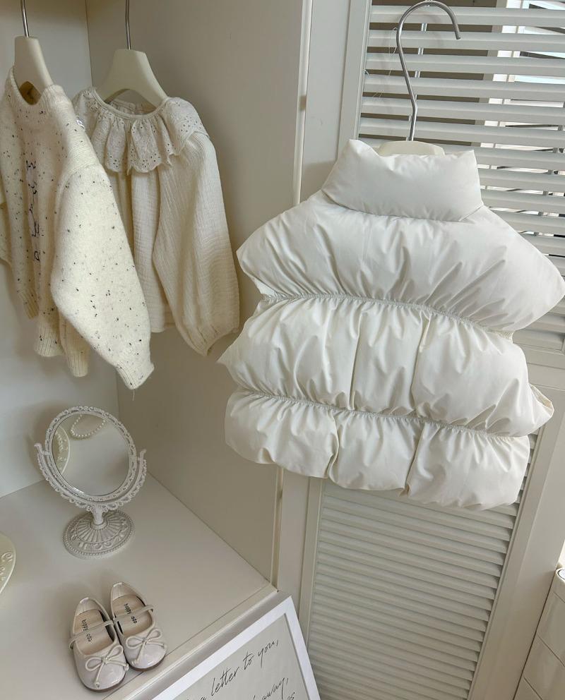 Girls' Vest Autumn and Winter New Style Children's Padded Vest Winter Baby Girl Warm Vest Vest