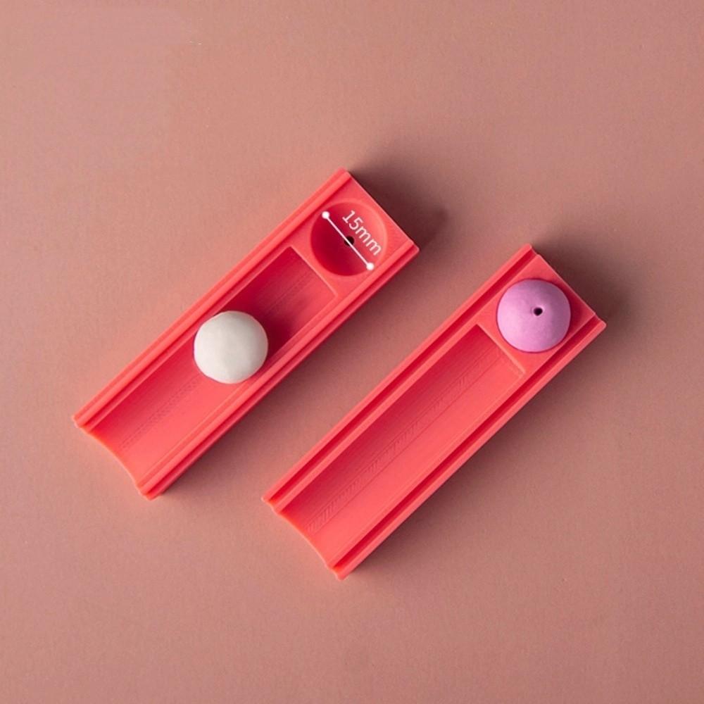 Инструмент для пробивания глиняных шариков, инструмент для изготовления глиняных бусин с дыроколом, форма для катания шариков, полимерная глина, бусина