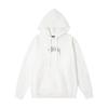 Unisex Oversized Cotton Sweatshirt With Minimalist Letter Embroidery Streetwear Style Fall Casual Top
