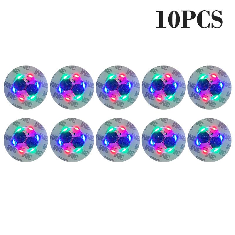 Светящиеся наклейки на подстаканники Светодиодная подставка для бара Напитки Подставка для стакана Бутылки с винным ликером Атмосфера Подстаканник Светящаяся наклейка на стакан Светоизлучающий реквизит