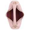 Coach Мини сумка-хобо с цепочкой из фирменного канваса, розовая, для женщин, для повседневного использования