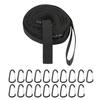 Clothesline with Hooks Wear-resistant Strong Load-bearing Quick Release Campsite Storage Strap Tent Accessories