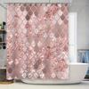 Розовая Блестящая Хвост Русалки Занавеска для Душа Водонепроницаемая Моющаяся Декор для Ванной Комнаты с Крючками .Com: Дом и Сад