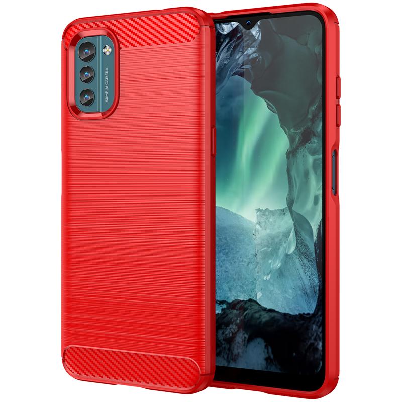 Для Чехол Nokia G21 Чехол для Nokia G21 G11 G20 G10 X100 C21 Plus Силиконовый противоударный чехол из углеродного волокна для задней крышки Nokia G21 Чехол