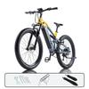 KIMDYMA K01 Electric Bike 27.5 ‘x 2.8’ 1500W Adult Mountain Electric Bicycle 48V 20Ah , 9 Speed, Torque Sensor Full Suspension E-Bike