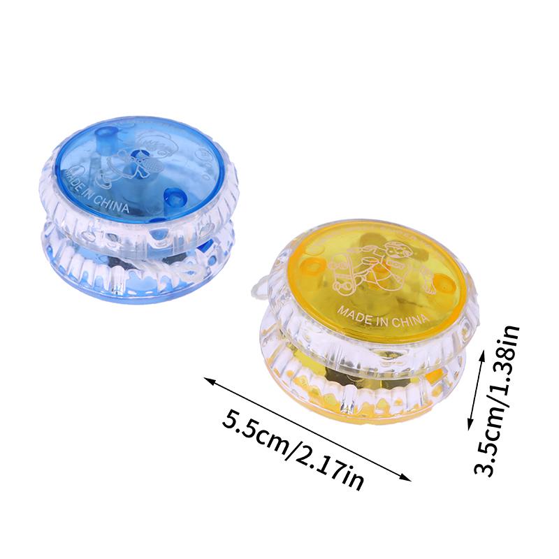 Креативные Детские Развлечения Игра для Мозга Классический Мини Пластиковый Светодиодный Мигающий Йо-йо Мяч Спортивная Игрушка для Детей Подарок