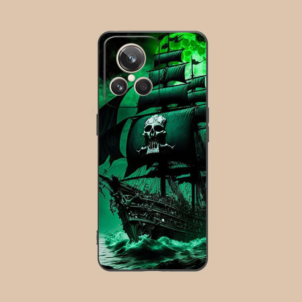 Пиратский Корсарский Чехол для Мобильного Телефона для Realme 15 14 13 12 11 10 9 Pro Plus T i Lite 5G Цветной Печатный Чехол Красивый Чехол Роскошный