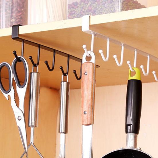 Kitchen Storage Rack Cupboard Hanging Hook Hanger Chest Organizer Mug Holder
