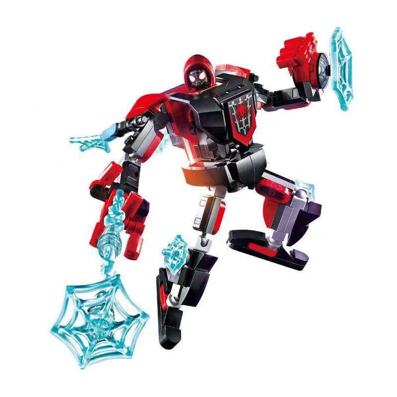 @76270 76302 Superhero Bricks Avengers Thor Iron Man Thanos Assemble Compatible Action Figure Toy Building Blocks Model Ornament