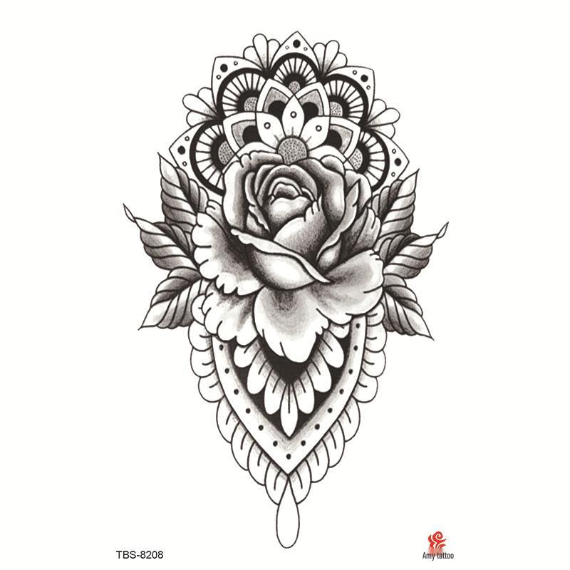 Водонепроницаемый набор тату-наклеек на всю руку с тотемными символами