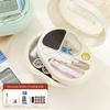 Magnetic Needle Thread Box Complete Sewing Kits with Threads Needles Scissors Tape Measure Buttons for Portable Household Sewing
