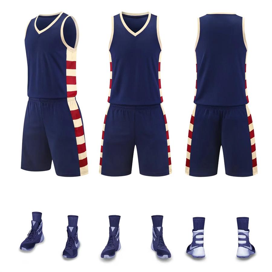 Баскетбольная форма для студентов и взрослых: Тренировочные костюмы и майки для школ