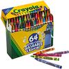 Мелки Crayola 64 цвета с точилкой, смываемые водой, оригинальный продукт, 523287