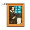 Academic Style Home Decoration Funny Small Wooden Fridge Magnet Picture Frame, Vintage Oil Painting Pattern Retro Frames Magnetic Refrigerator Locker