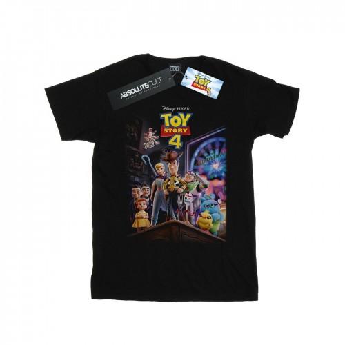Disney Mens Toy Story 4 Crew Poster T-Shirt