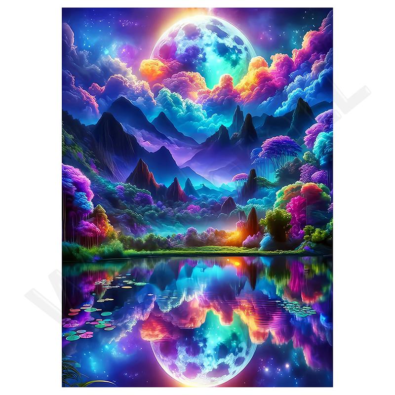 5D DIY Наборы Алмазной Живописи Новые 2025 Аксессуары 30x40 см Настенное Искусство Алмазная Живопись Наборы Вышивка Полная Хрустальная Мозаика
