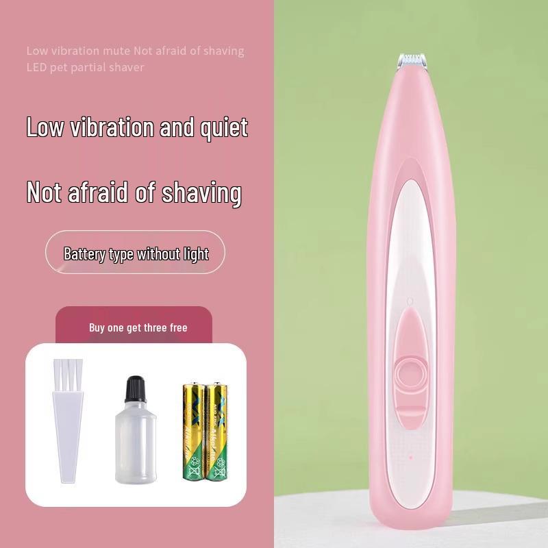 Электрическая машинка для стрижки шерсти домашних животных с подсветкой для кошек и собак