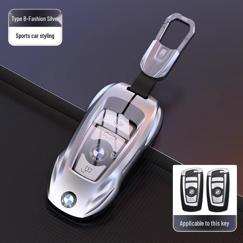 Чехол для ключа BMW: Подходит для 26 моделей, включая 5 Серию, X5, X1, 525, X3, X7 и 3 Серию.