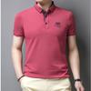 Embroidered Polo Shirt Men's High-end Luxury Top Summer Casual Lapel Short Sleeve T-shirt Korean Fashion Men's