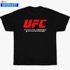 UFC Ultimate Fighting Championship Красный Логотип Черная/Темно-синяя/Белая/Серая Футболка S-5XL