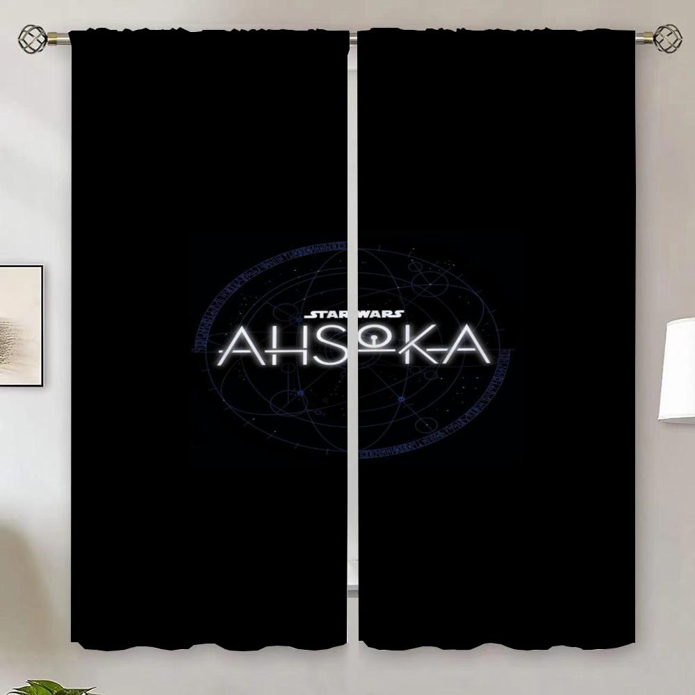 Wu T-tang Clan Elegant Room Curtains for Living Room Modern Home Decoration Blind Blackout Curtain Tiebacks Black Out Curtains