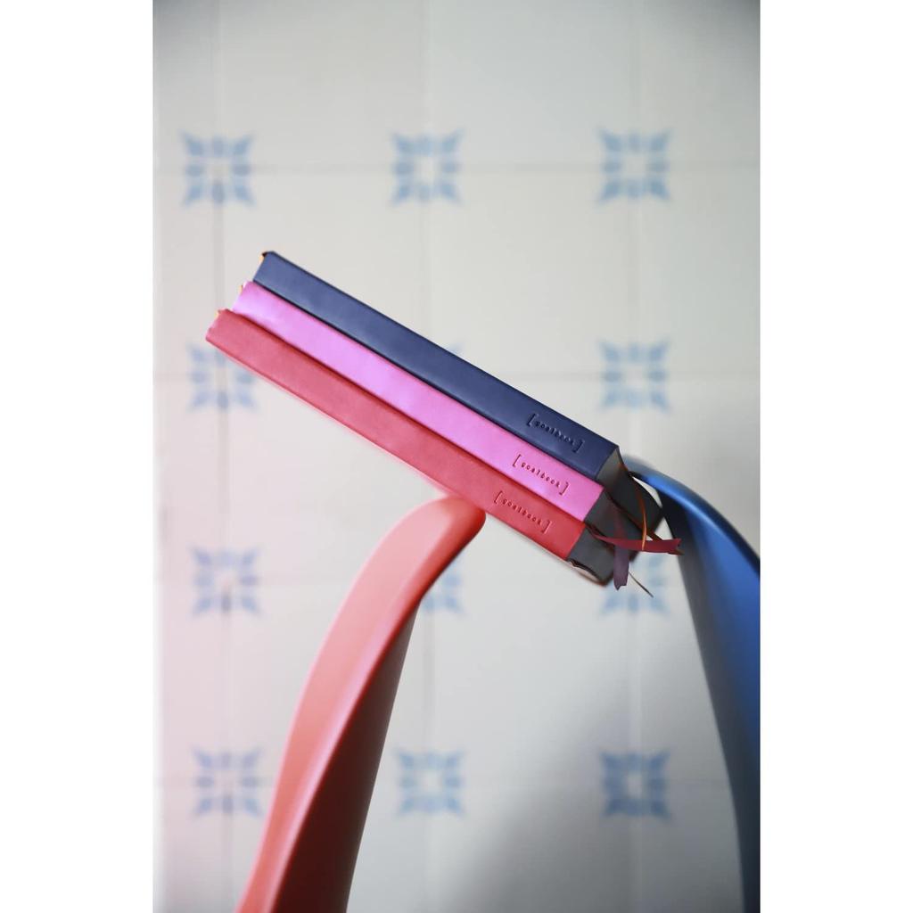 Rhodia Rhodiarama Goal 240 Dotted Italian Leather Fuchsia Pink Book, A5, Pages, Grid, Cover, (CF117809)