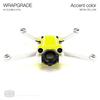 Виниловая наклейка WRAPGRADE для DJI Mini 3 Pro, цветной акцент (Неоновый желтый)