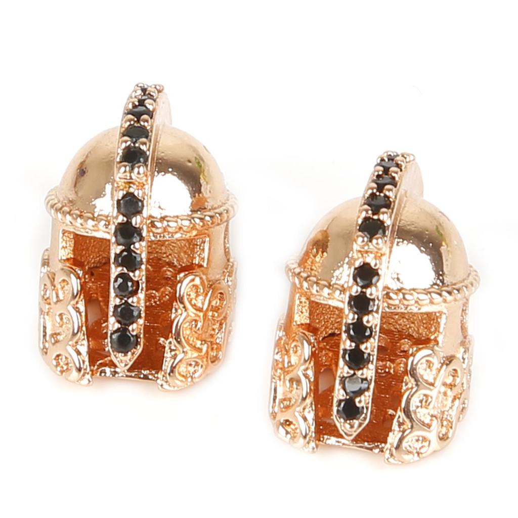 2 шт., металлические бусины с кубическим цирконием, свободные бусины, шапочка, подвеска для изготовления ювелирных изделий, аксессуары для браслетов