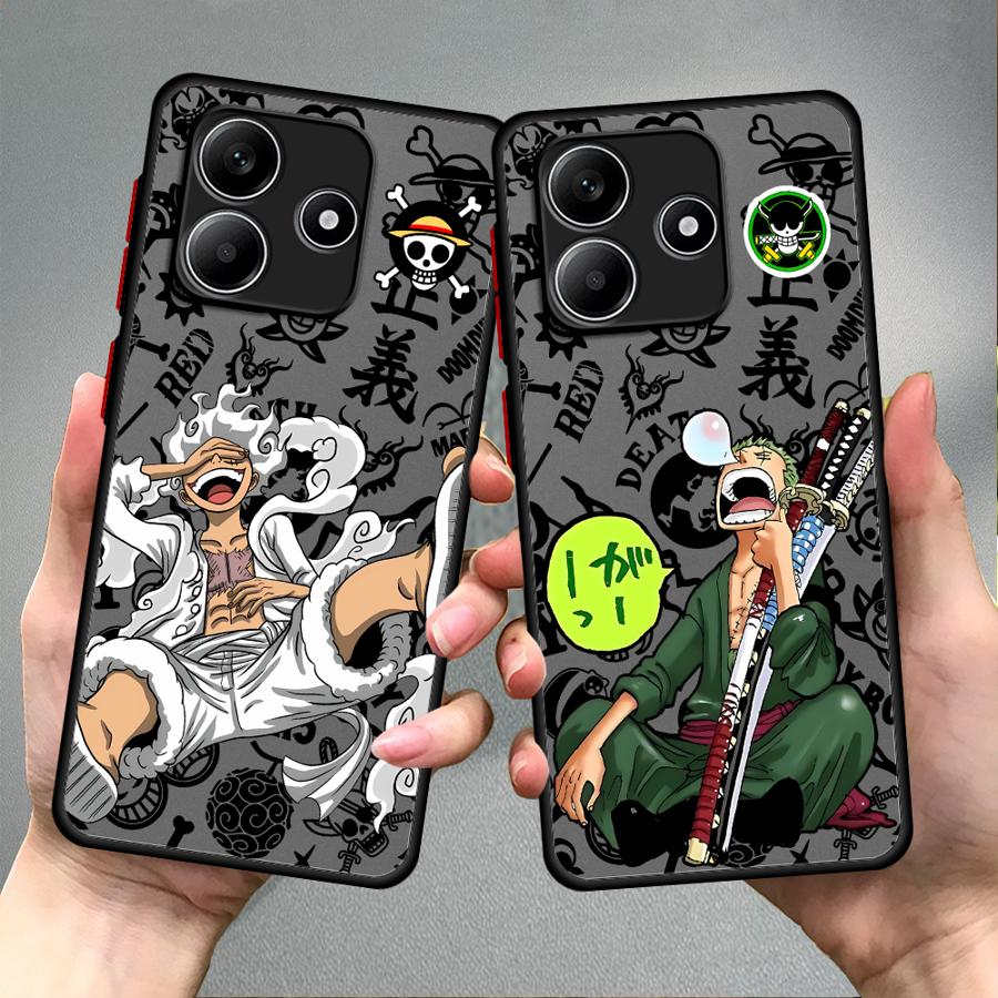 Чехол-накладка для телефона Funda Back для Xiaomi Redmi Note 14 14C A4 13 Pro Plus 9S 13C 10 11 12 Аниме One Piece