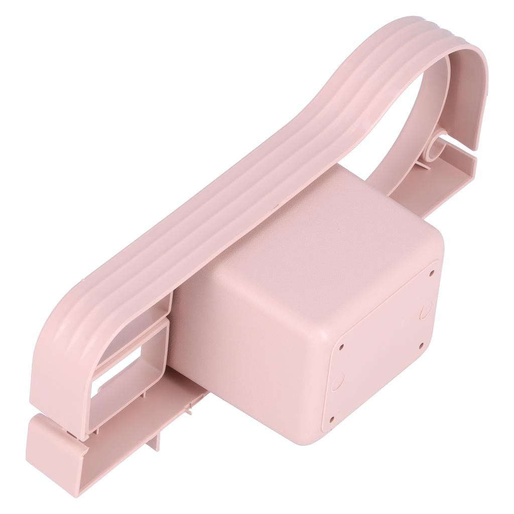 Кронштейн для фена без перфорации, держатель для вьющихся волос без помощи рук для ванной комнаты, стойка для хранения инструментов для волос, розовый