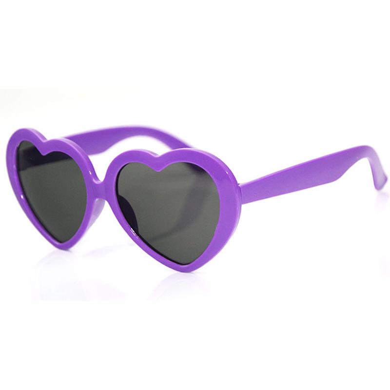 Модные солнцезащитные очки в форме сердца для маленьких принцесс