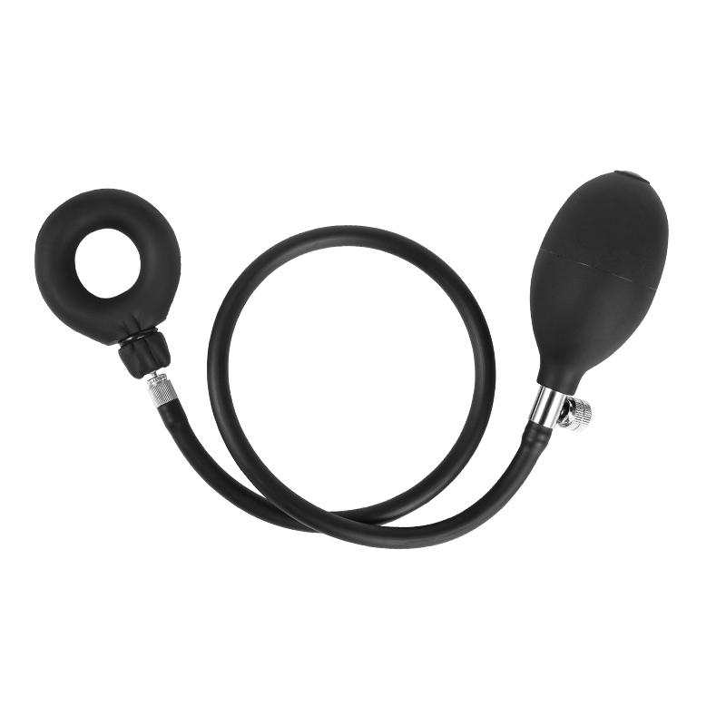 Надувное кольцо для пениса Расширяемый замок Кольцо для спермы БДСМ Игрушка Секс-товары для мужской мастурбации Эрекция члена Насос для увеличения члена