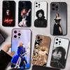 Чехол для телефона Singer L-Lady Gaga Mayhem для iPhone 17,16,15,14,13,12,11 Plus,Pro Max,XS, Мягкий силиконовый черный чехол