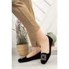 Women's Ball Light Sliding Base Ortopical Suet Mother Mother Shoes Home Flat