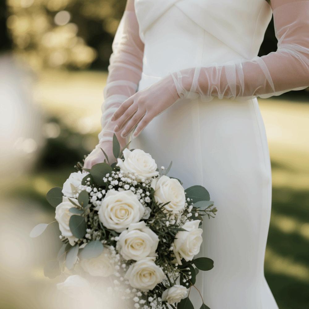 1 пара рукавов для свадебного платья из прозрачной ткани, кружевные свадебные аксессуары, свадебные перчатки, свадебная церемония