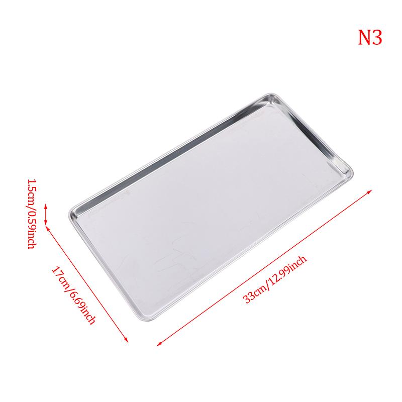 Лоток из нержавеющей стали, прямоугольная пластина, кухонный медицинский органайзер, плита для выпечки