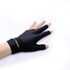 Spandex Snooker Billiard Cue Glove Pool Left Hand Open Three Finger Accessory