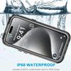IP68 Underwater Sealed Waterproof Case for IPhone 16 15 14 Plus 13 Pro Max Shockproof Sand Protection Cover Screen Protector