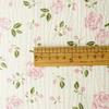 135x50CM Pink Rose Flower Printed Pure Cotton Double-layer Crepe Fabric For Kids Clothes, Household Cloth DIY Fabric YHTJ0137