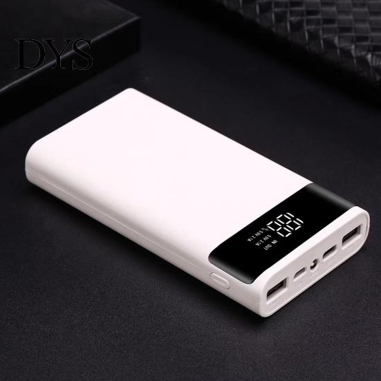 Корпус для Power Bank с цифровым дисплеем Plug Play Большая емкость Двойной USB Выход для телефона Светодиодная лампа 6x18650 Зарядный кейс Питание
